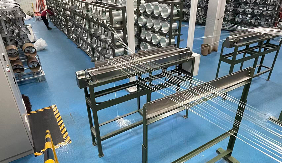 短切紗架客戶現場